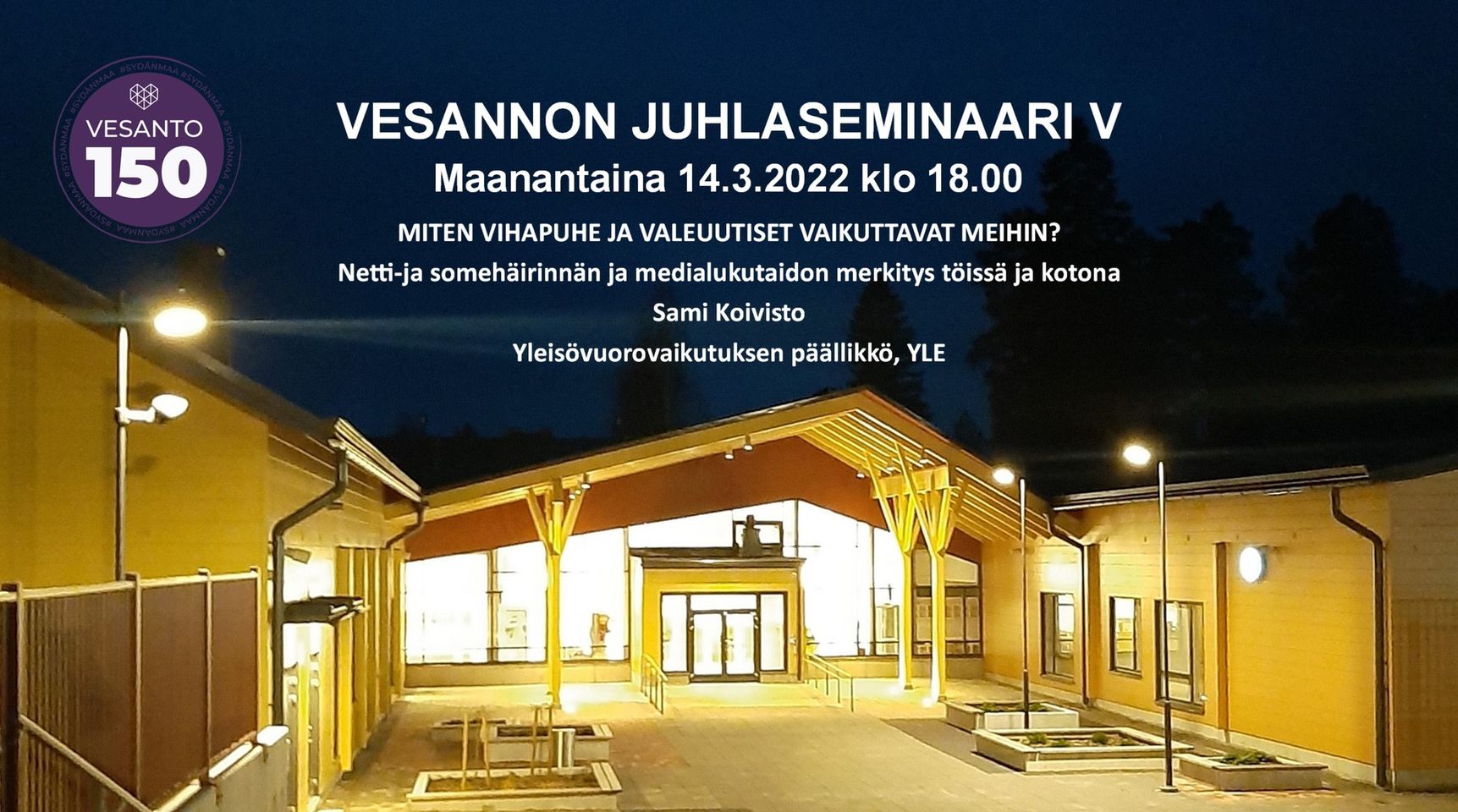 You are currently viewing Juhlaseminaarissa tänään Sami Koivisto, YLE