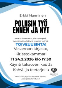 Luentomainos. Sama teksti kuin ilmoituksessa.