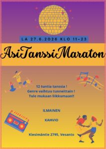 Tanssimaratonin mainos