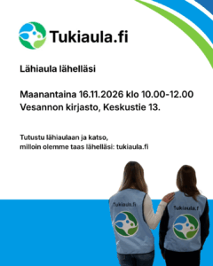 Tukiaulan mainos Vesannon tapahtumasta